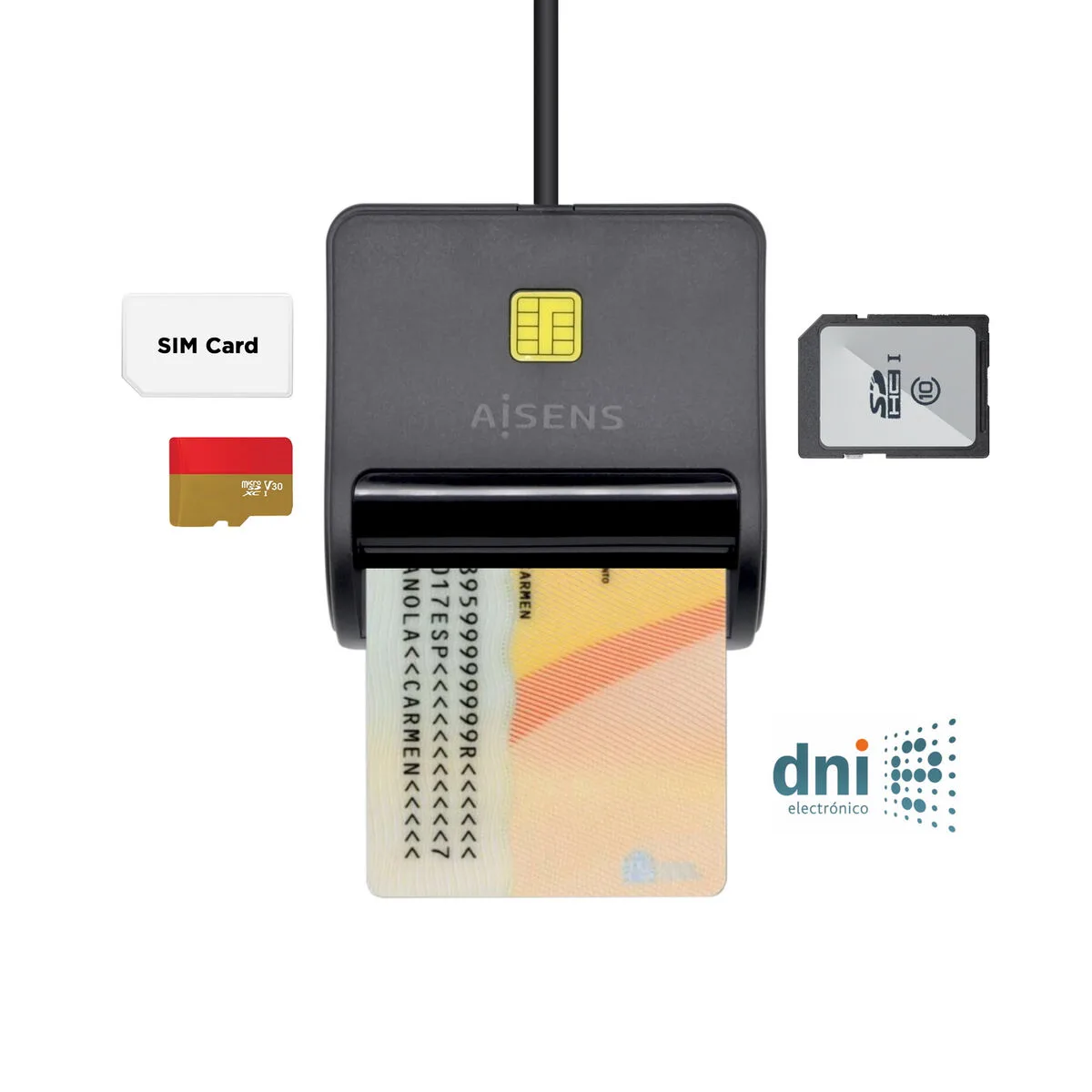 Lecteur de cartes aisens ascr sn02sd bk noir s990096823. Diaytar c'est bien plus qu'une boutique en ligne : c'est un concept où chaque produit, de l'électronique à la décoration, raconte une histoire