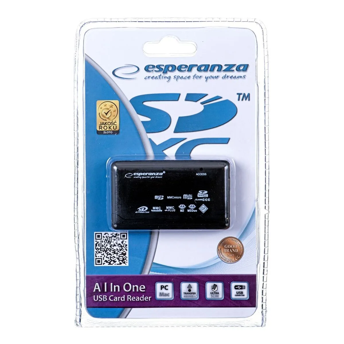 Lecteur de cartes externe esperanza ea117 noir s911995538. Diaytar, le trait d'union entre vos besoins pratiques et vos aspirations esthétiques, à travers une offre généraliste pointue