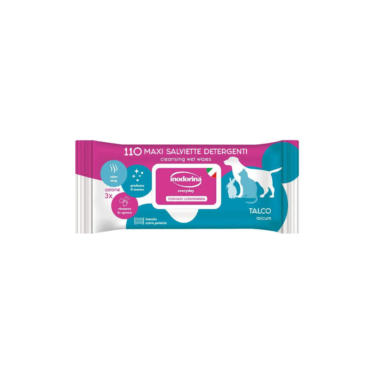 Lingettes humides pour animaux domestiques inodorina talco 110 unites s610488965. Diaytar incarne le renouveau du commerce en ligne : authentique, engagé et résolument tourné vers l'avenir.