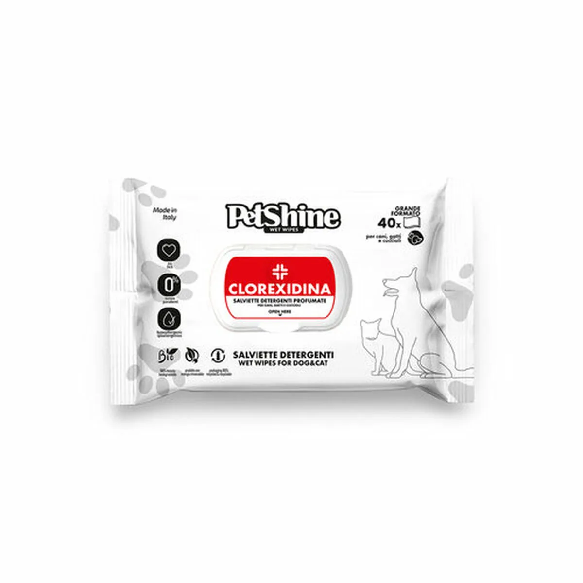 Lingettes humides pour animaux domestiques porrini clorexidina 40 unites m060334374. La qualité Diaytar : un engagement, une promesse, une satisfaction garantie.