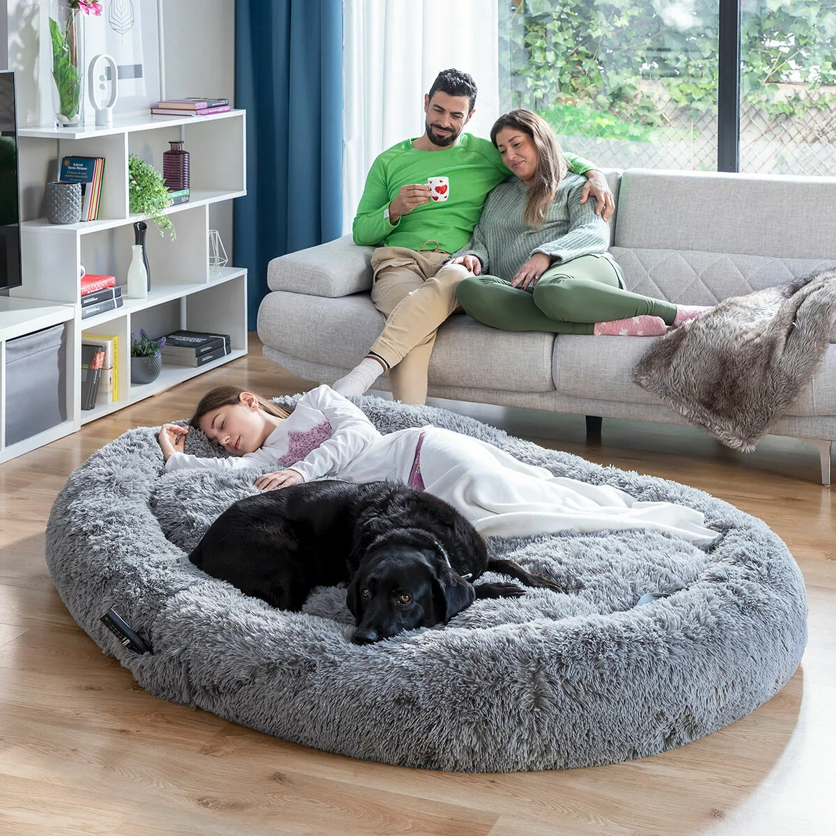 Lit de chien pour humains human dog bed xxl innovagoods grey v010386369. Diaytar cultive l'art du bien-être à travers ses produits soigneusement choisis.
