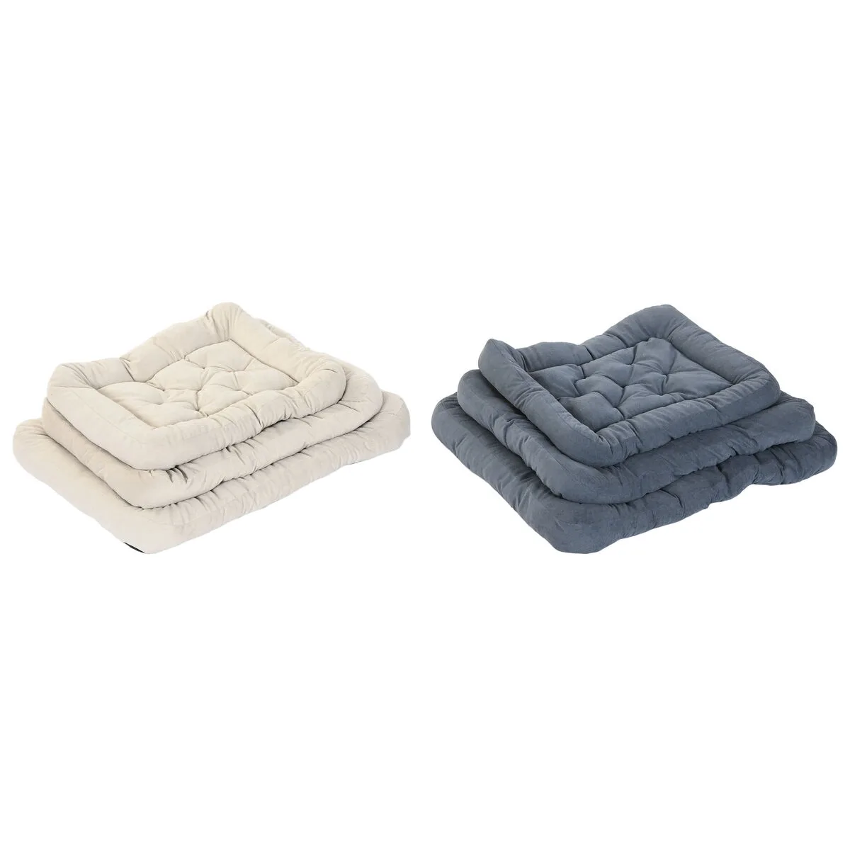 Lit pour animal domestique home esprit beige gris creme gris fonce 72 x 60 x 9 cm 2 unites s306142850. Osez l'originalité avec les créations mode exclusives de Diaytar.
