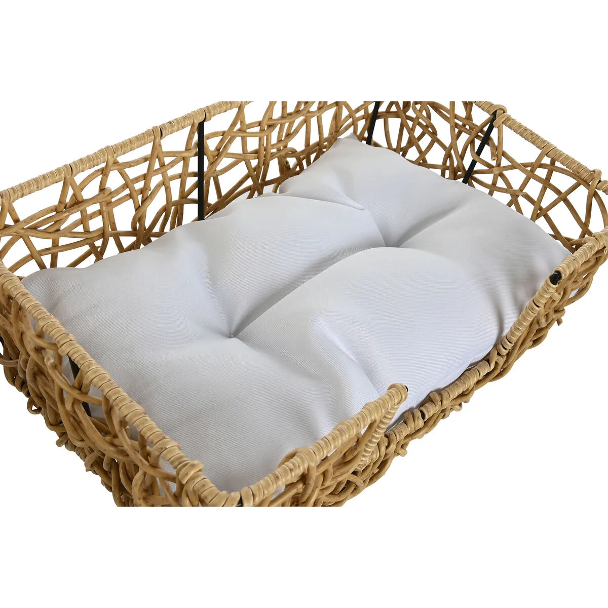 Lit pour animal domestique home esprit blanc marron clair metal rotin synthetique 50 x 35 x 14 cm 2 pieces s305708299. Notre algorithme préféré chez Diaytar ? L'humain. Car rien ne remplace le coup de cœur pour un produit exceptionnel.