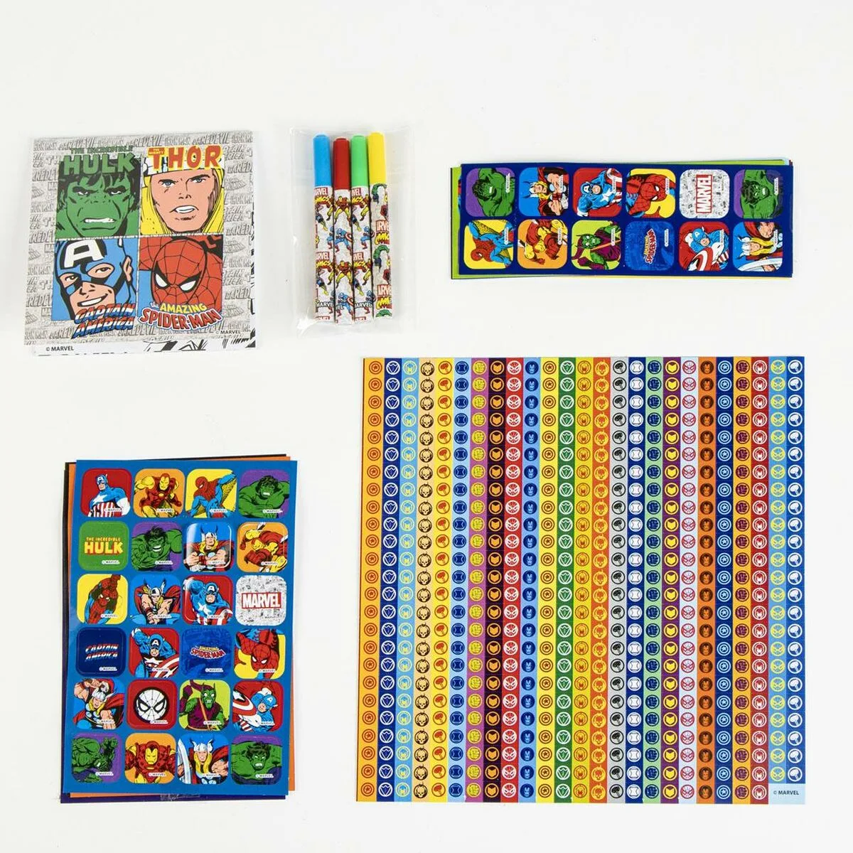 Lot d autocollants marvel multicouleur 41 x 58 x 3 cm s074345412 Lot d autocollants marvel multicouleur 41 x 58 x 3 cm s074345412. Explorez la galerie virtuelle Diaytar et laissez-vous séduire par nos produits généraux tendance et nos inventions électroniques exclusives