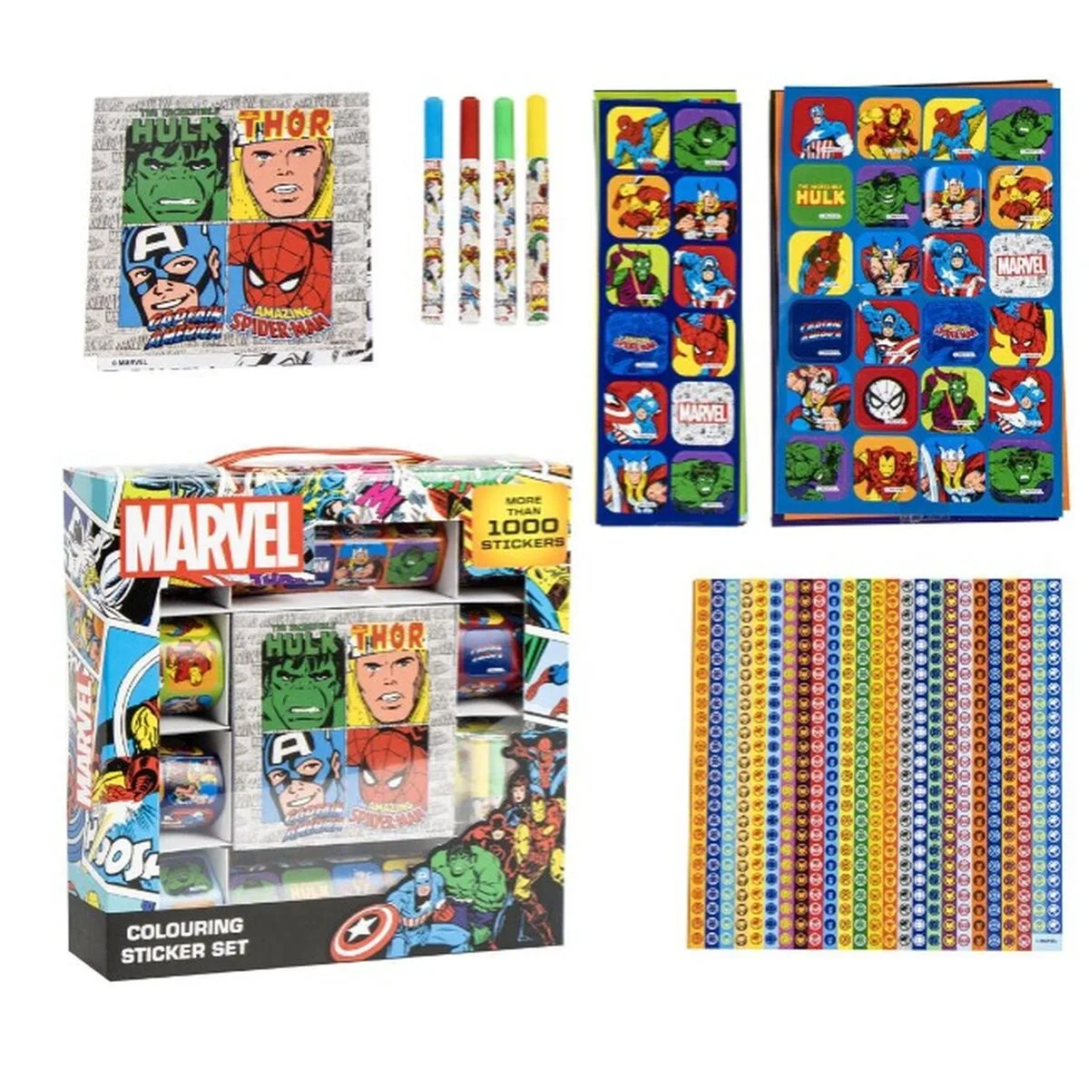 Lot d autocollants marvel multicouleur 41 x 58 x 3 cm s074345477. Diaytar, c'est votre conseiller shopping personnel, toujours à l'affût des pépites qui correspondent à votre style de vie.