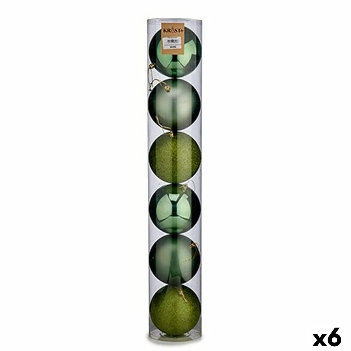 Lot de boules de noel krist 00804 vert plastique o 12 cm 6 pieces 6 unites s362249468. Bienvenue sur Diaytar, l'endroit où les produits ne sont pas juste achetés, mais sont adoptés pour la vie.
