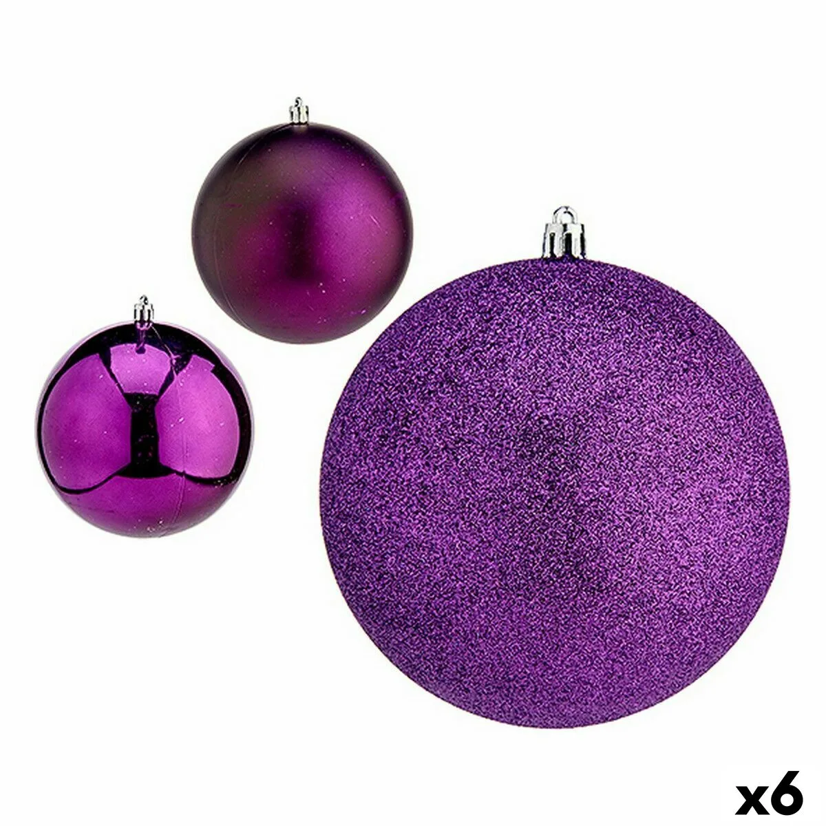 Lot de boules de noel krist 00834 violet plastique o 12 cm 6 unites s362764418. Découvrez l'univers Diaytar - Des milliers de produits sélectionnés avec soin pour vous.