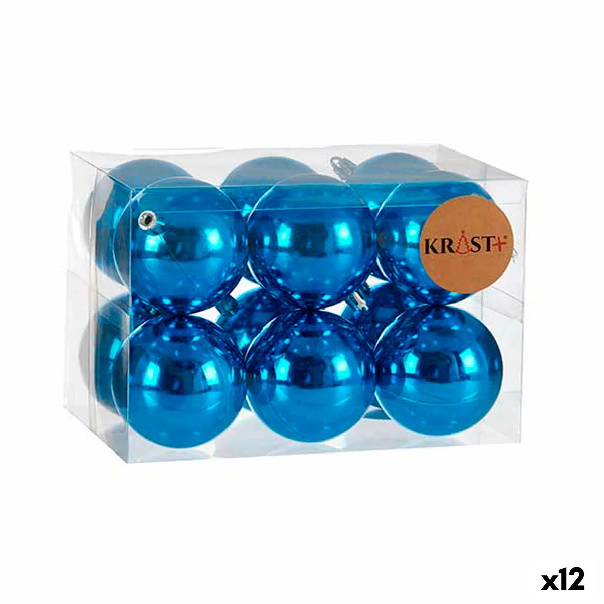 Lot de boules de noel krist k1912476 1 bleu plastique o 7 cm 12 unites s362250564. Nous sommes Diaytar, les architectes de votre espace de vie en ligne, meublé avec les meilleurs produits du moment