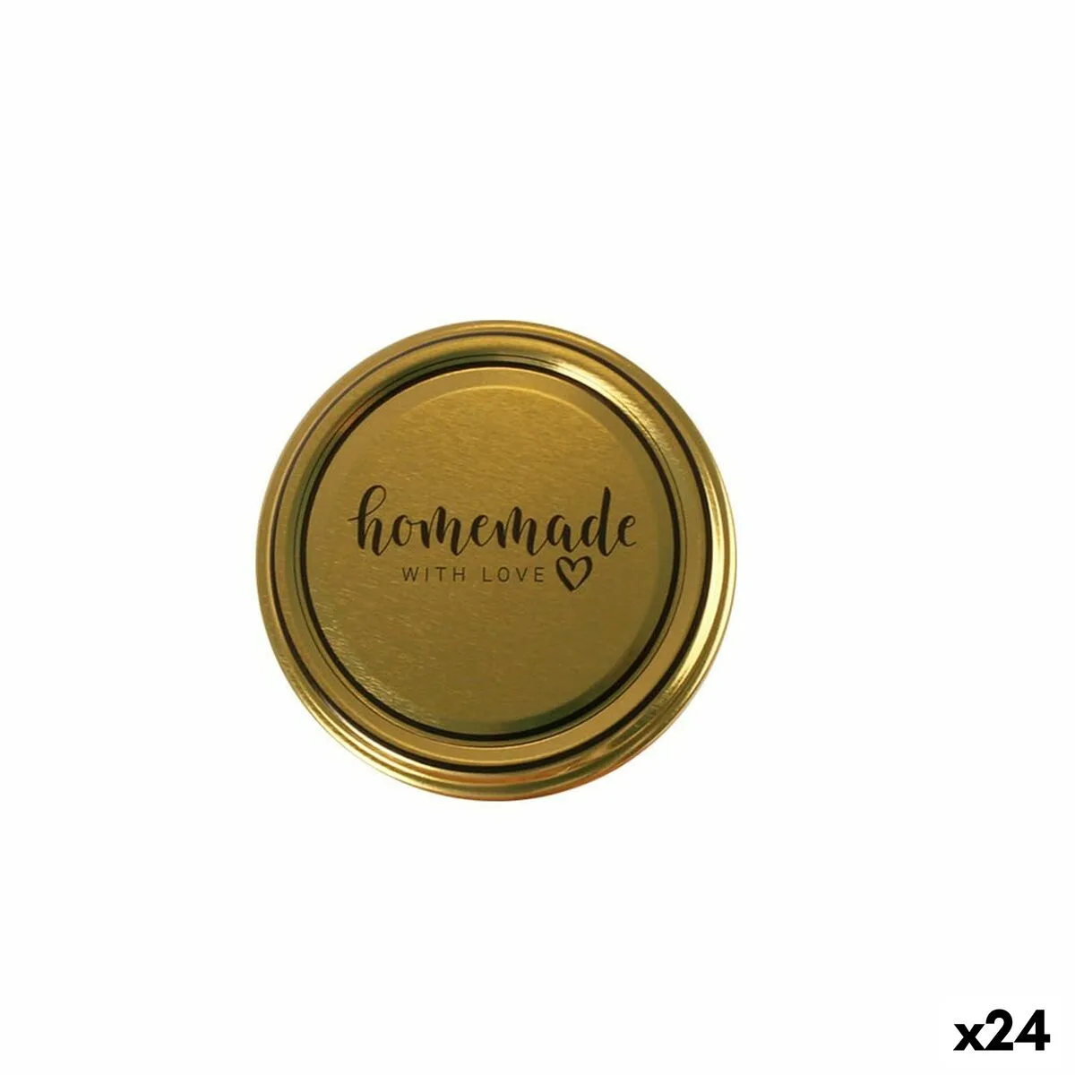 Lot de couvercles sarkap homemade dore 6 pieces 6 6 x 0 8 cm 24 unites s222984263. Diaytar : Votre guide shopping pour une sélection exigeante de produits tendance, technologiques et domestiques