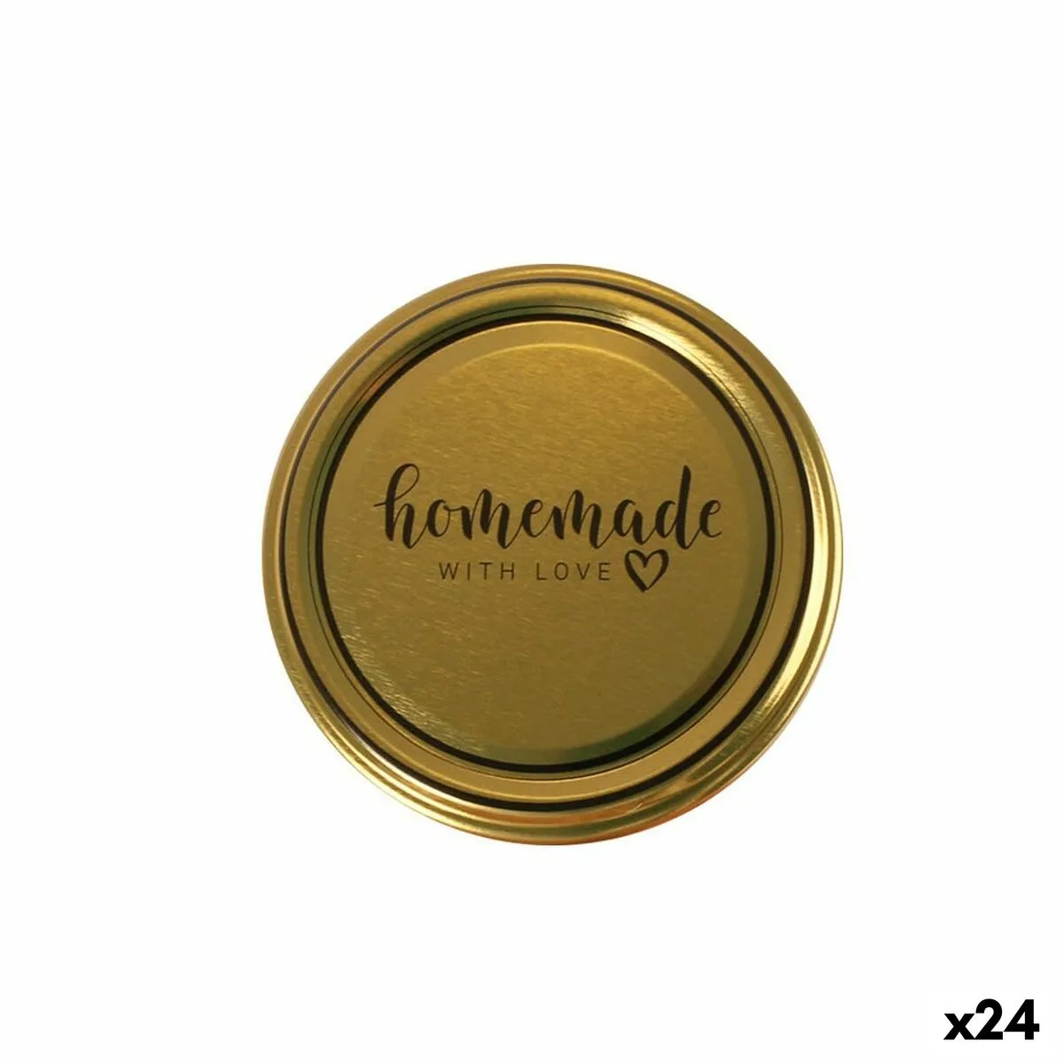 Lot de couvercles sarkap homemade dore 6 pieces 8 5 x 0 8 cm 24 unites s222984561. Votre style, votre personnalité, nos produits : bienvenue chez Diaytar !