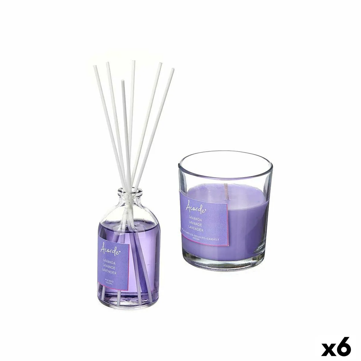 Lot de desodorisants acorde e 924a lavande 100 ml 6 unites s363110440. Diaytar, c'est votre éditeur de vie. Nous sélectionnons les produits qui deviendront les chapitres essentiels de votre quotidien.