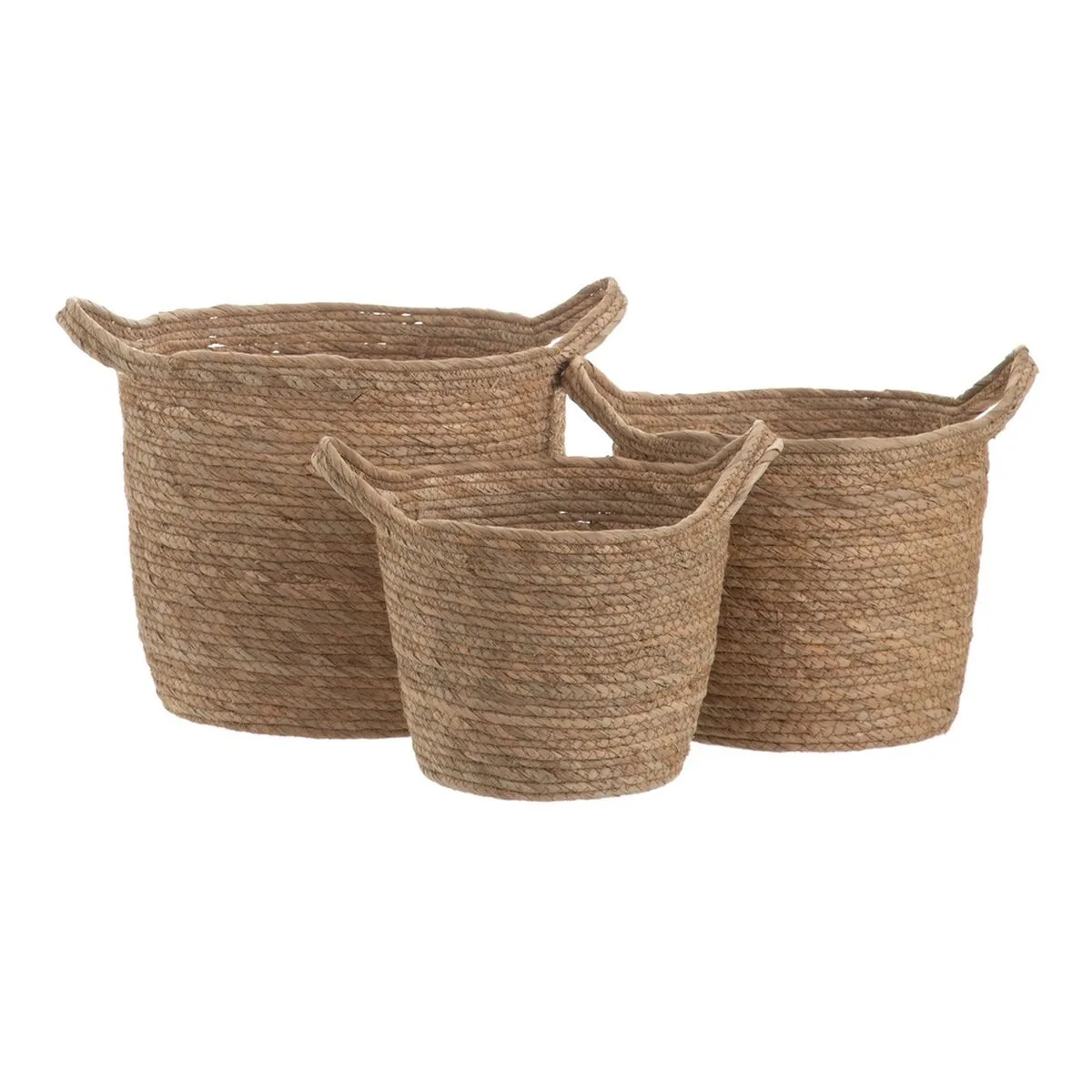 Lot de paniers naturel joncs 33 x 33 x 26 cm 3 pieces s880424072. Diaytar, le reflect de vos envies multiples : une gamme de produits soigneusement composée pour sa diversité et sa pertinence