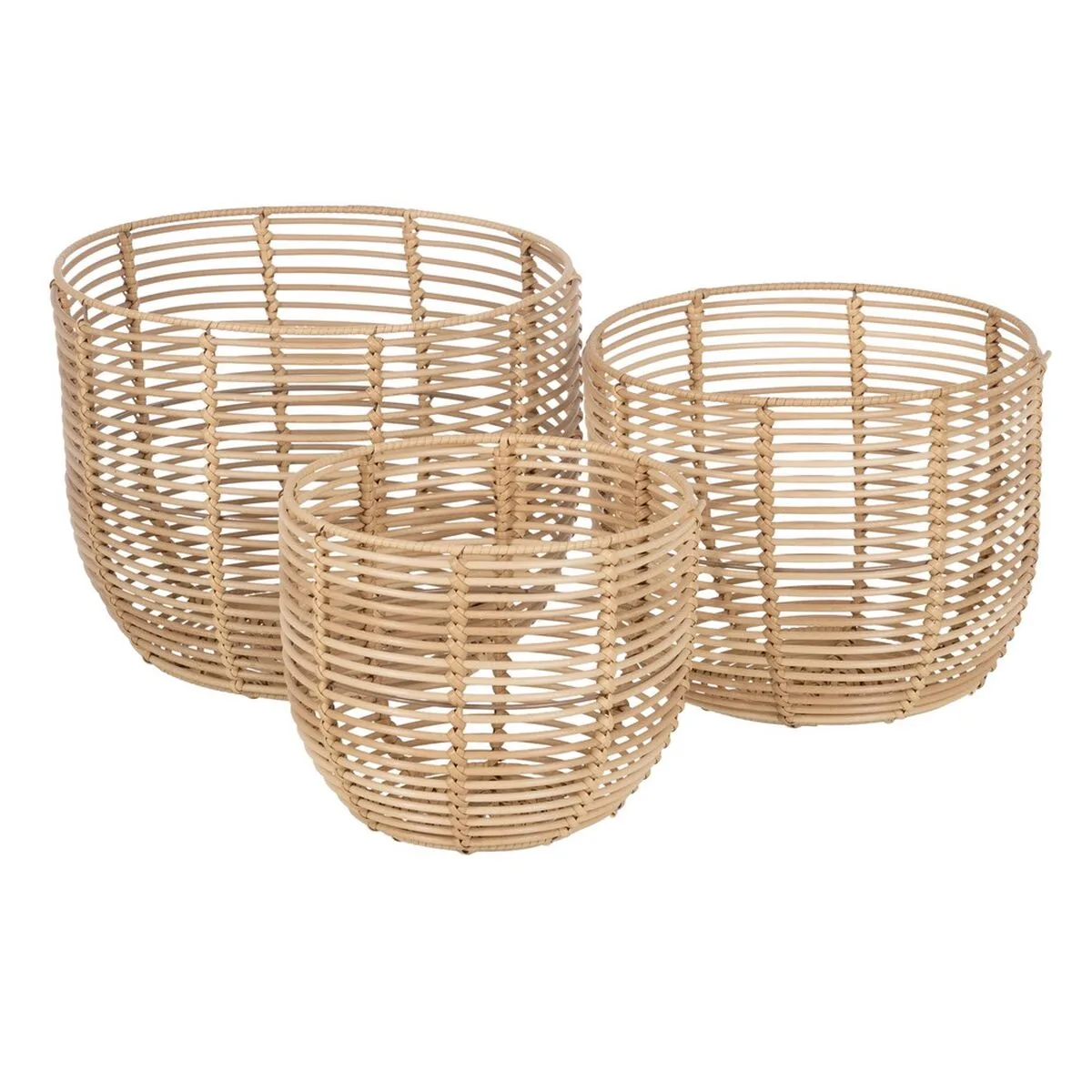 Lot de paniers naturel resine 35 x 35 x 29 cm 3 pieces s880536499. Bienvenue chez Diaytar - Votre destination shopping pour tous vos besoins du quotidien !