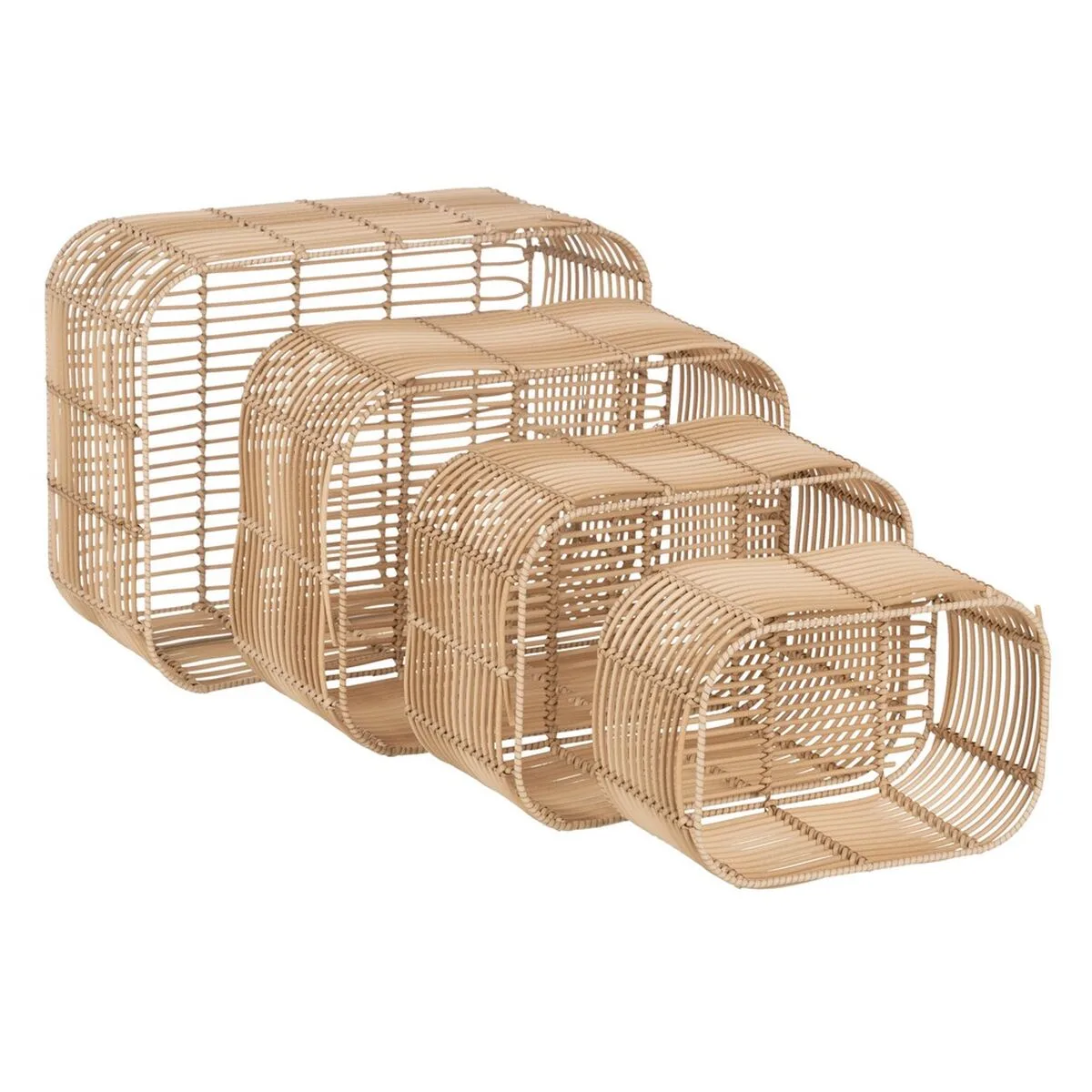 Lot de paniers naturel resine 46 x 35 x 23 cm 4 unites s880540814. Notre mission chez Diaytar : vous simplifier la vie en vous proposant les produits les plus ingénieux et les plus tendance du marché