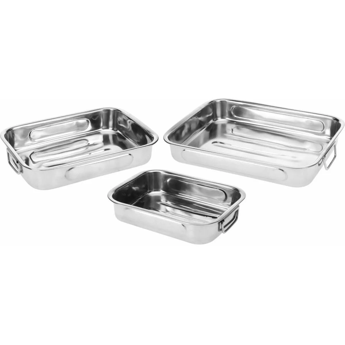 Lot de plateaux pour aliments excellent houseware a12402130 acier inoxydable rectangulaire s792397971. Diaytar révolutionne votre façon de faire du shopping en ligne !