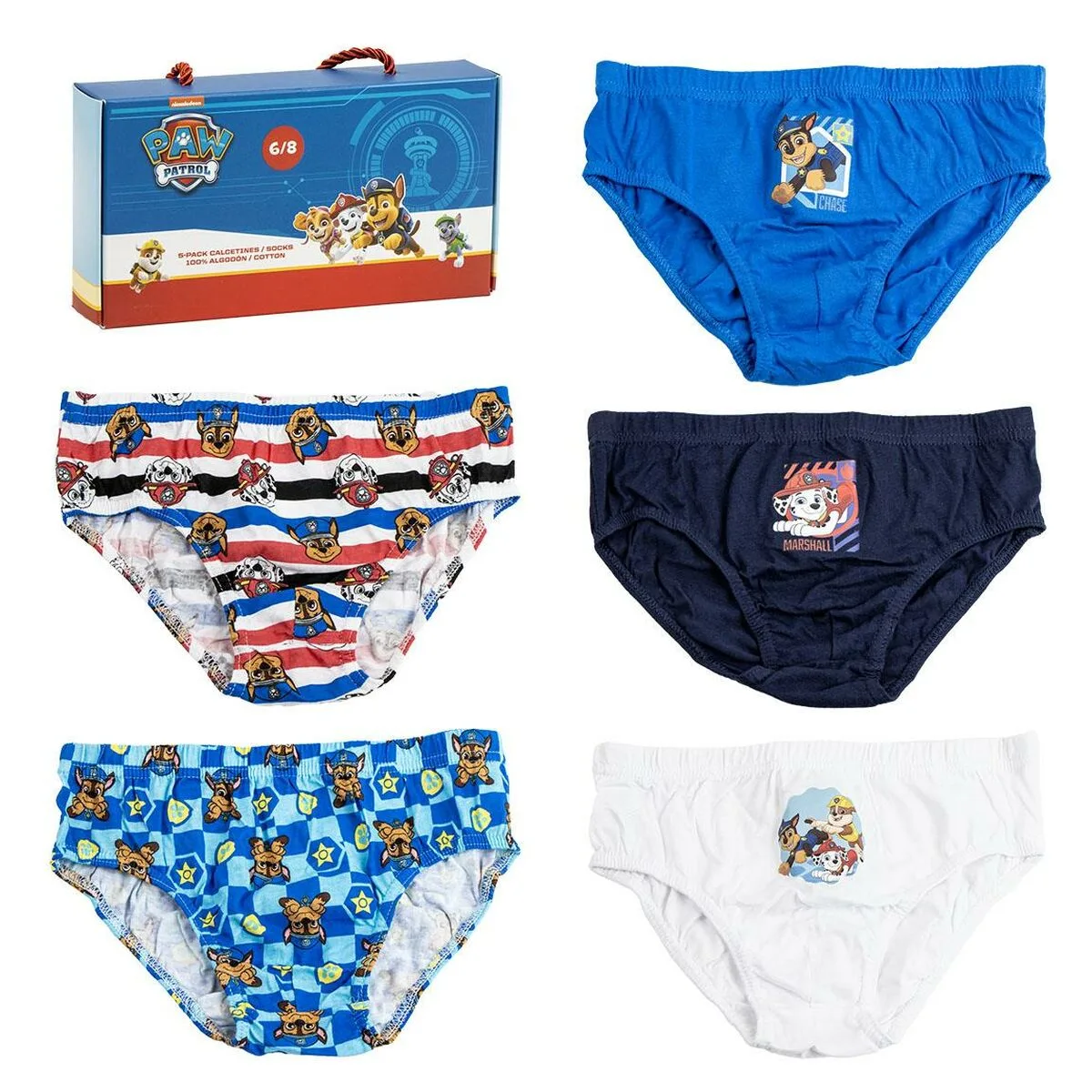 Lot de slips the paw patrol multicouleur 5 unites s074170015. Oubliez tout ce que vous savez sur le e-commerce. Diaytar réécrit les règles avec une offre audacieuse et éclectique.