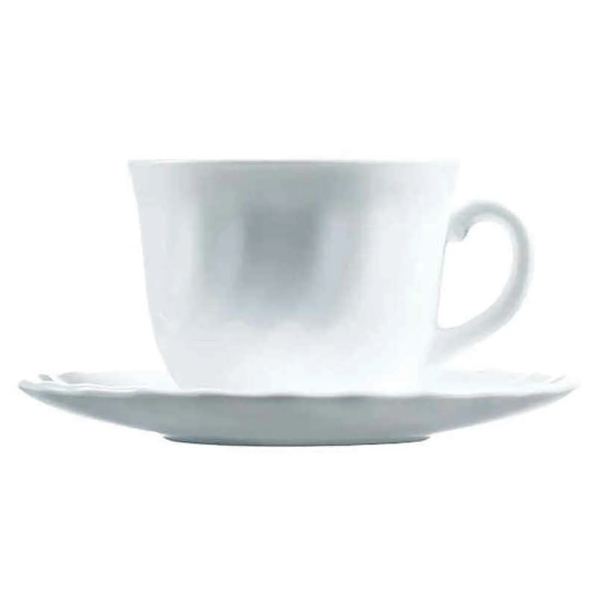 Lot de tasses avec soucoupes luminarc 00106 4 pcs blanc verre 280 ml 4 pieces s270166168. Chez Diaytar, nous transformons vos envies en réalité avec style.