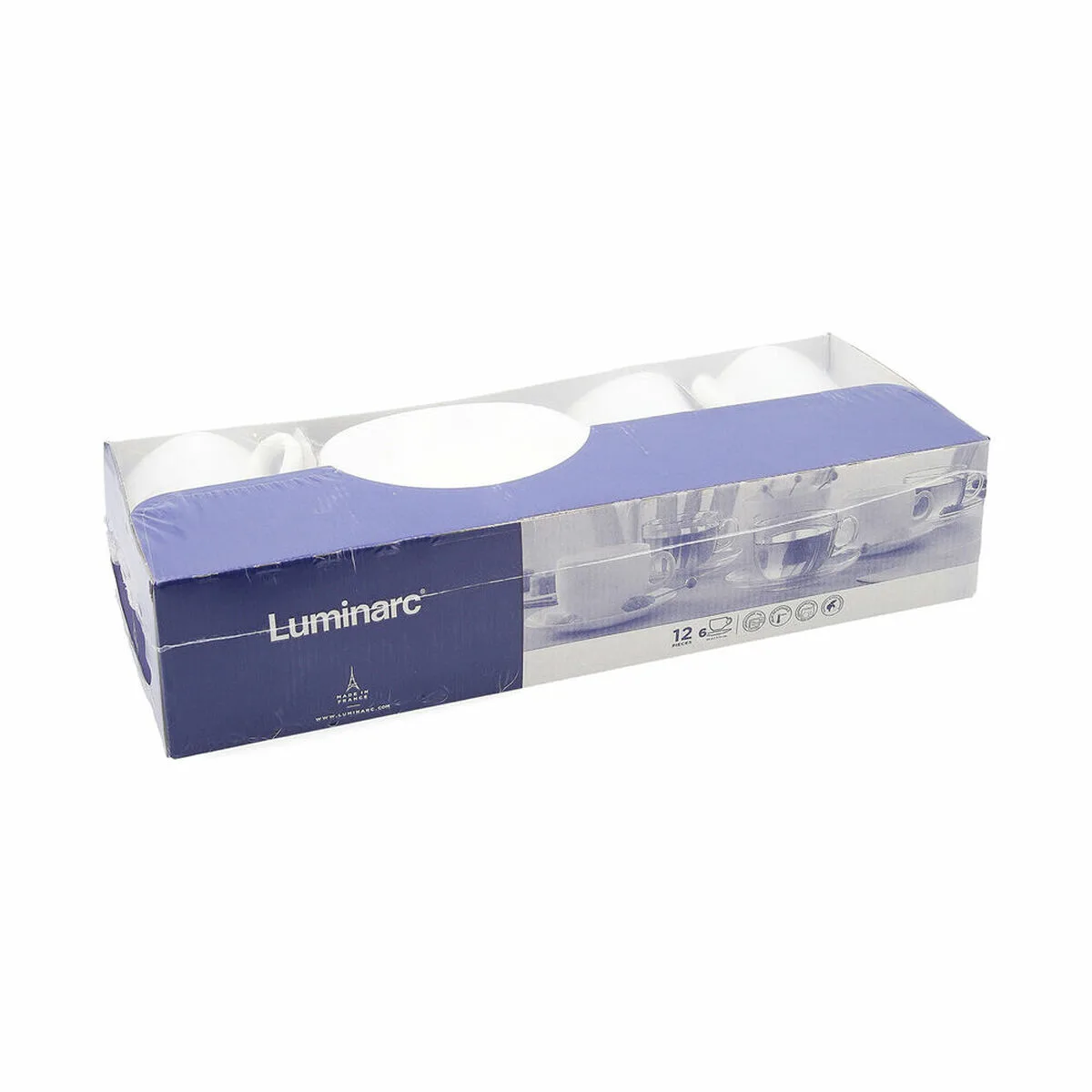 Lot de tasses avec soucoupes luminarc 04998 12 pcs blanc verre 220 ml 12 pieces s270029980. Diaytar mise sur l'intelligence collective : notre communauté nous guide pour dénicher les produits les plus plébiscités.