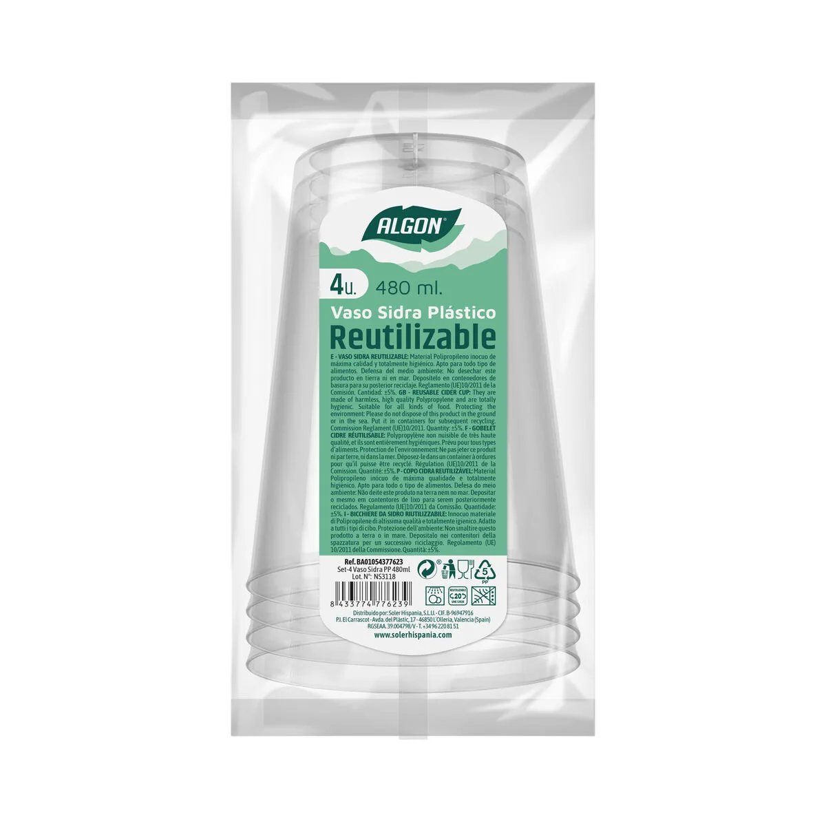 Lot de verres reutilisables algon cidre transparent 4 pieces 480 ml 50 unites s223369056. Diaytar, l'art de mélanger les genres : trouvez l'équipement électronique parfait et l'objet déco qui lui correspondra
