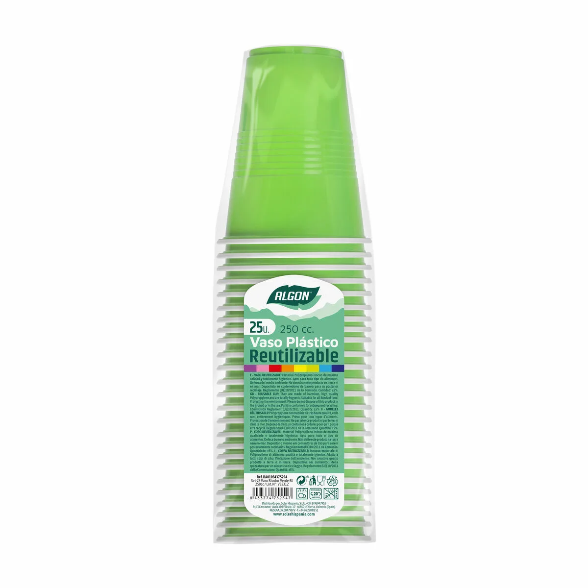 Lot de verres reutilisables algon vert 24 unites 250 ml 25 pieces s222951266. Pour vous, nous avons créé Diaytar : l'antidote à la monotonie shopping, une injection régulière de produits novateurs.