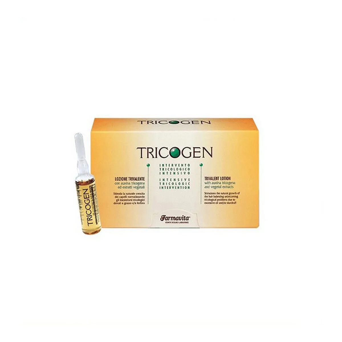 Lotion antichute de cheveux farmavita tricogen locion 12 x 8 ml s424282666. Diaytar, c'est votre garantie contre la déception. Des produits testés et approuvés, pour un shopping en toute sérénité.