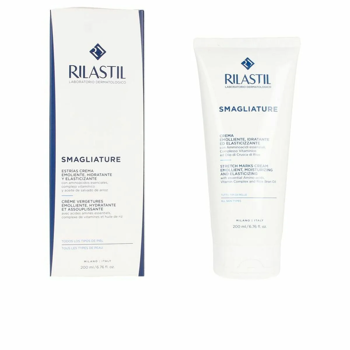 Lotion corporelle anti vergetures rilastil smagliature 200 ml s059727437. Diaytar vous habille de la tête aux pieds avec goût et raffinement.