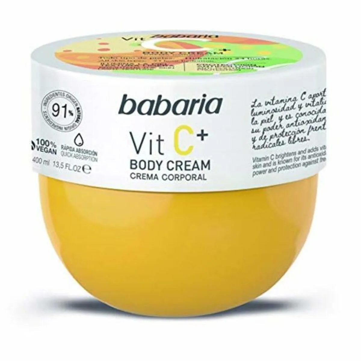 Lotion corporelle babaria vitamin c 400 ml m011951872. Bienvenue dans la famille Diaytar. Ici, on ne parle pas de clients, mais de co-créateurs d'un quotidien meilleur.