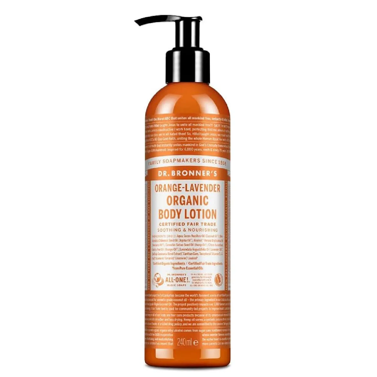 Lotion corporelle dr bronner s naranja lavanda 240 ml m011218489. Diaytar, c'est votre conseiller shopping personnel, toujours à l'affût des pépites qui correspondent à votre style de vie.