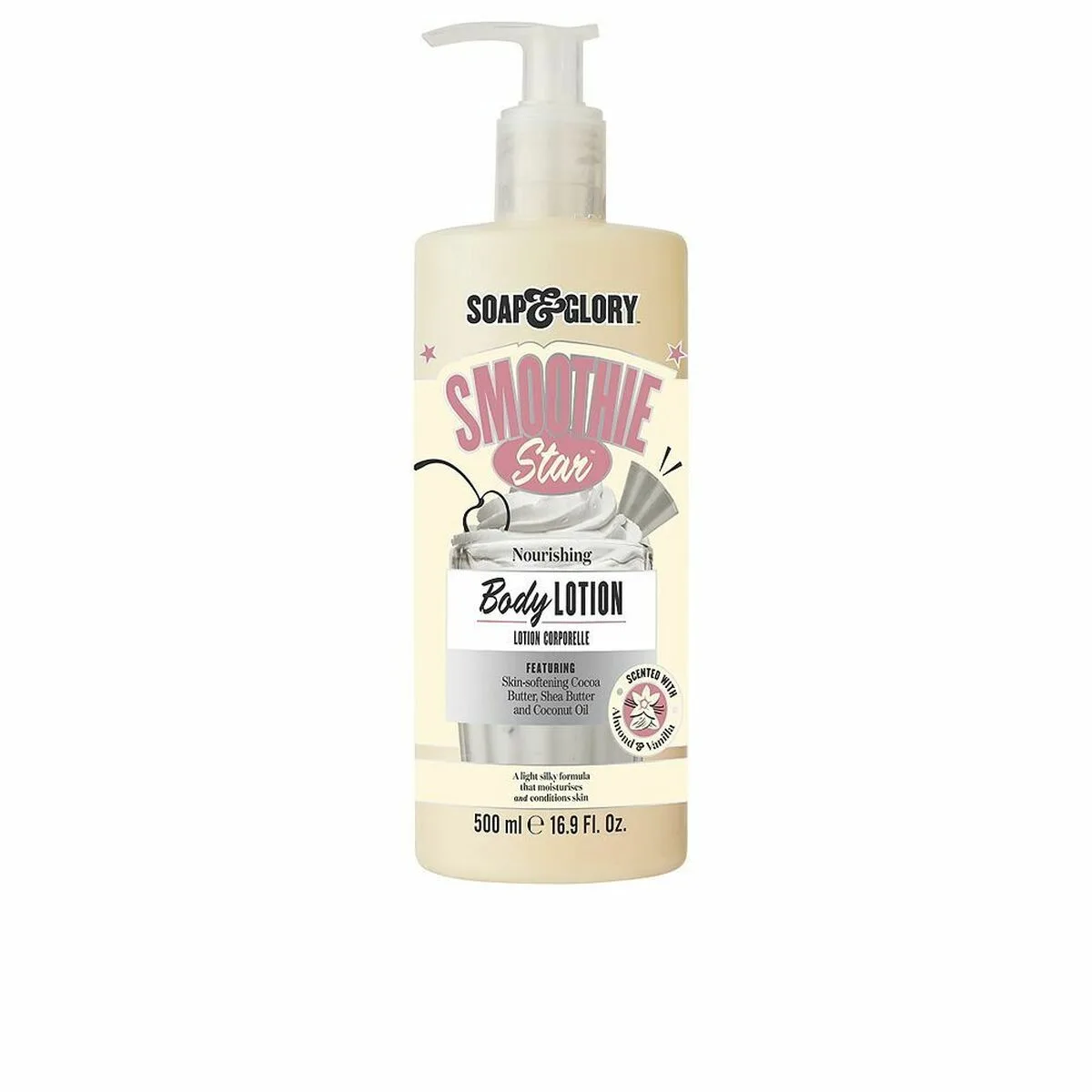 Lotion corporelle soap glory smoothie star 500 ml s059571890. Diaytar a fait le pari de la transparence : nous vous disons tout sur l'origine et la conception de nos produits.