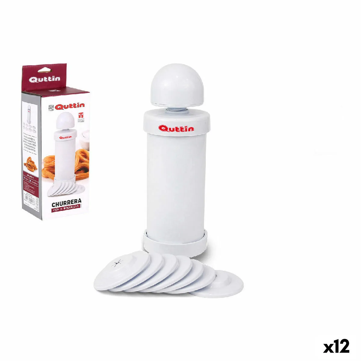 Machine a churros quttin 104920 7 3 x 7 3 x 21 5 cm 12 unites s223010439. Avec Diaytar, faites le plein d'idées et de produits ingénieux pour toutes les pièces de votre maison et tous les aspects de votre vie