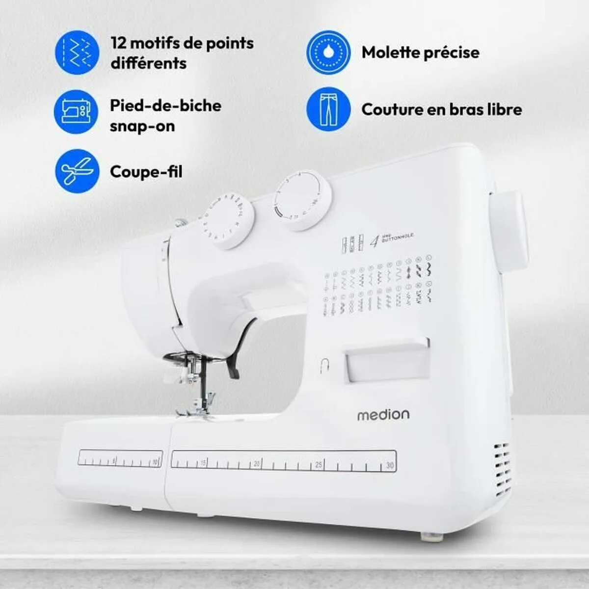Machine a coudre medion s7101406535. Diaytar, une vision du shopping en ligne où chaque catégorie de produits, de la high-tech au généraliste, est traitée avec excellence