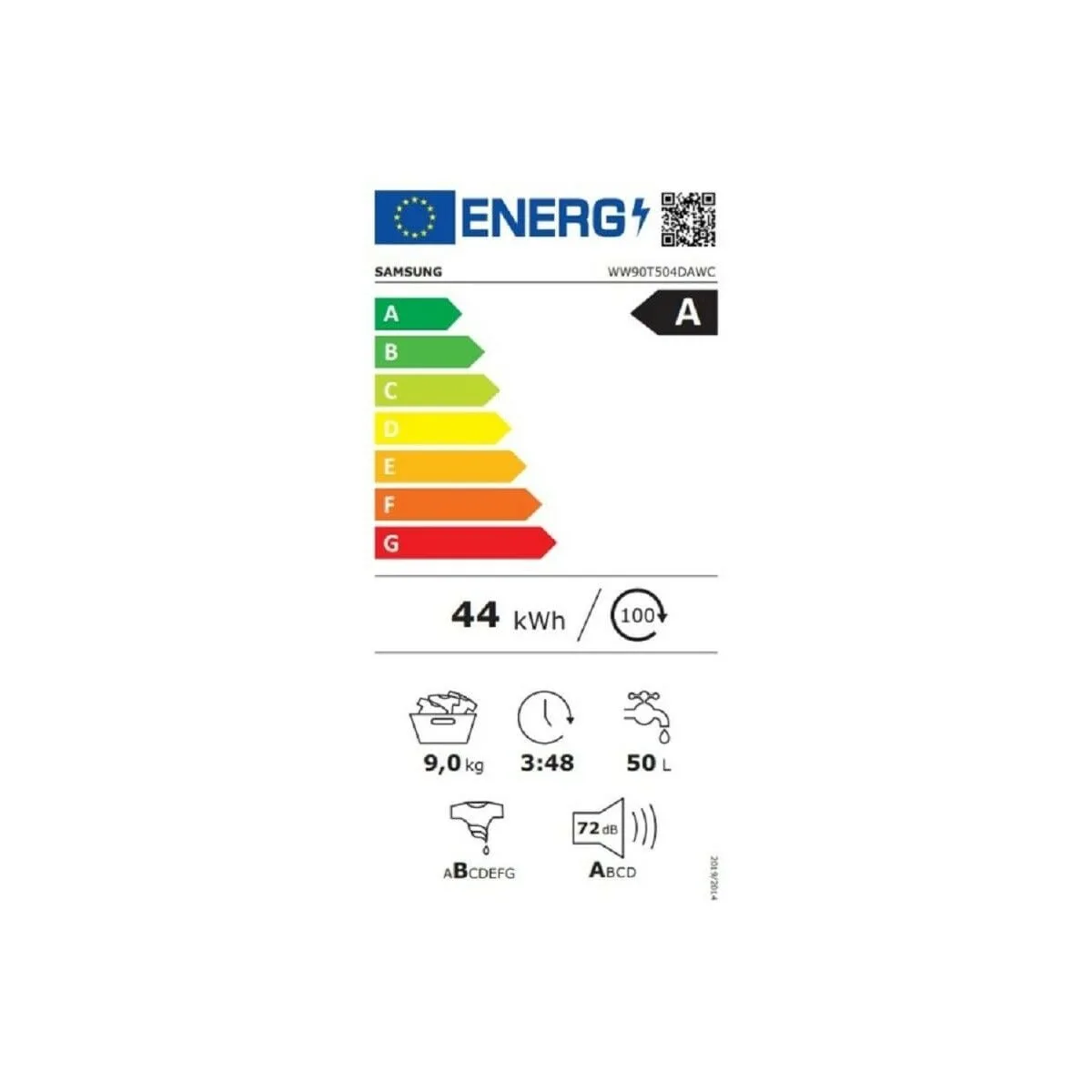 Machine a laver samsung ww90t504dawcs3 60 cm 1400 rpm 9 kg s045475068. Notre équipe chez Diaytar est votre équipe de choc, dévouée à débusquer les produits qui méritent votre attention.