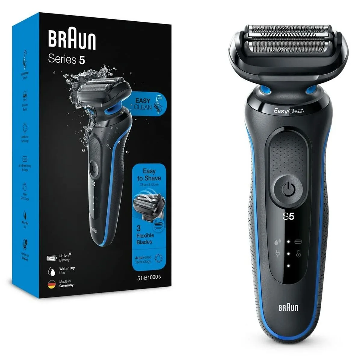 Machine a raser braun 5 51 b1000s bleu s650374439. Diaytar, c'est le compagnon de ceux qui aiment prendre soin d'eux et de leur intérieur avec des produits choisis avec amour.