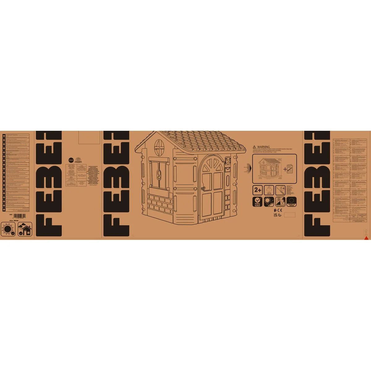 Maison de jeux pour enfants feber 131 x 110 x 121 cm s245390063. Diaytar, c'est la preuve que le génie réside dans les détails. Chaque produit a été scruté, pesé, et approuvé.