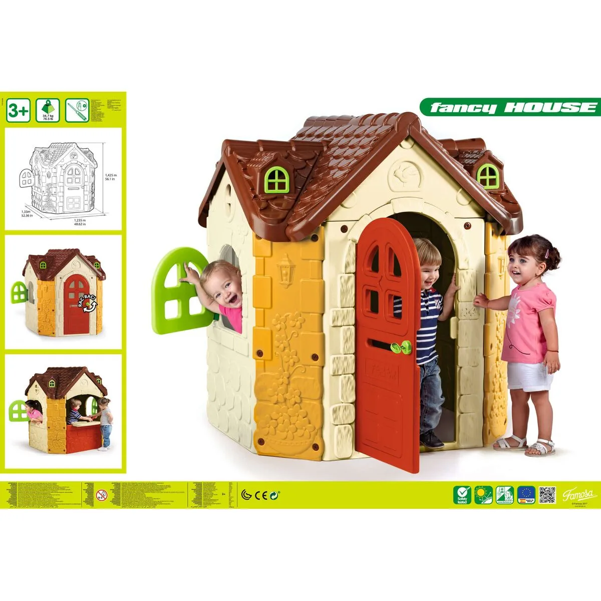 Maison de jeux pour enfants feber fancy house 133 x 123 5 x 142 5 cm s241310269. Diaytar a foi en une idée simple : les meilleurs produits, qu'ils soient électroniques ou généraux, embellissent le quotidien