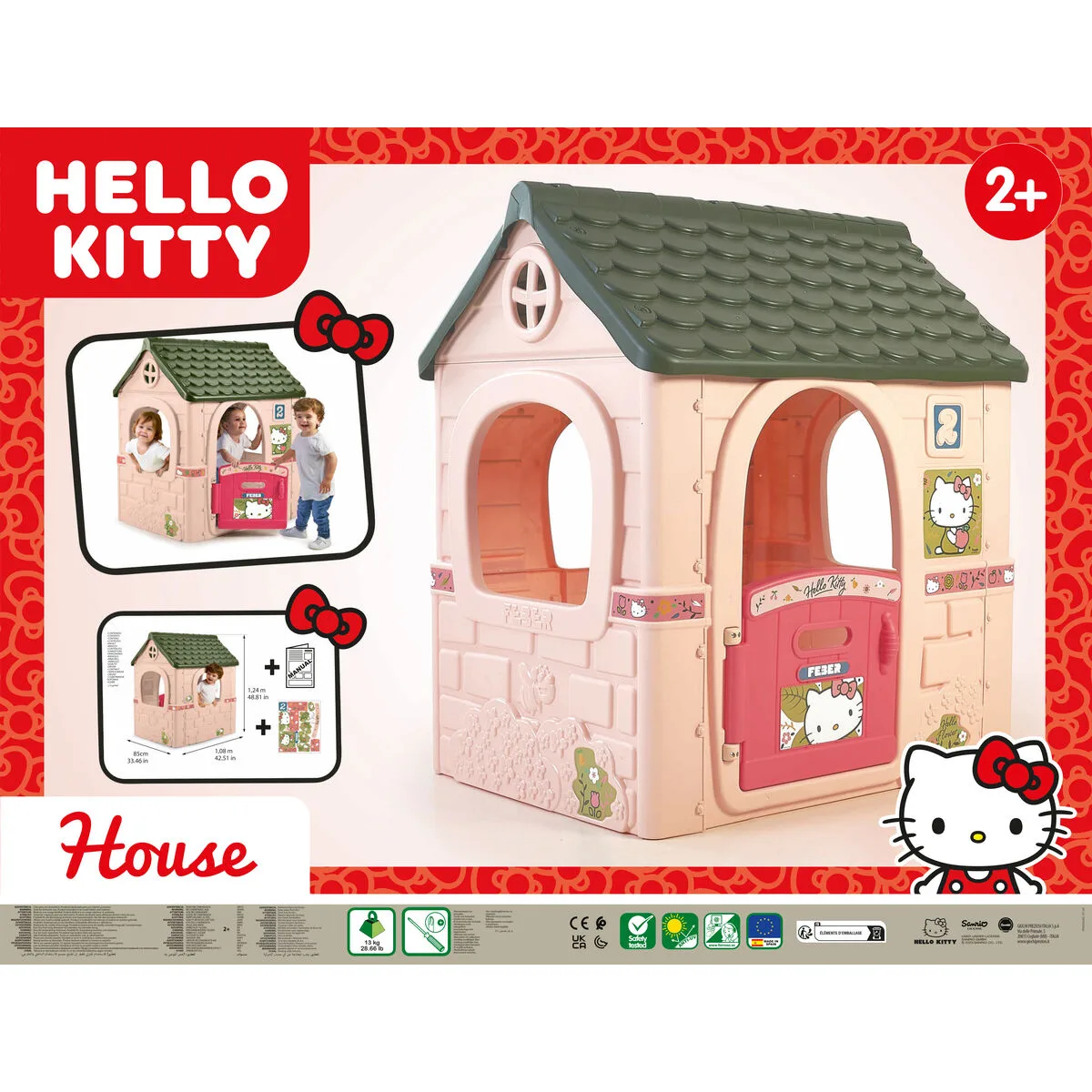 Maison de jeux pour enfants hello kitty 34 x 18 x 1 40 cm s245387812. Diaytar s'adresse à tous ceux qui considèrent que le choix d'un produit, même basique, est une expression de leur personnalité