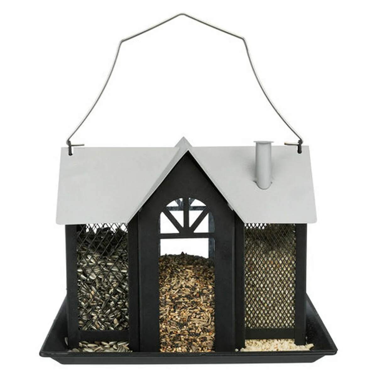 Mangeoire pour oiseaux trixie noir 2 l 26 x 19 x 19 cm m060436082. Votre garde-robe mérite le style Diaytar - Découvrez nos nouveautés !