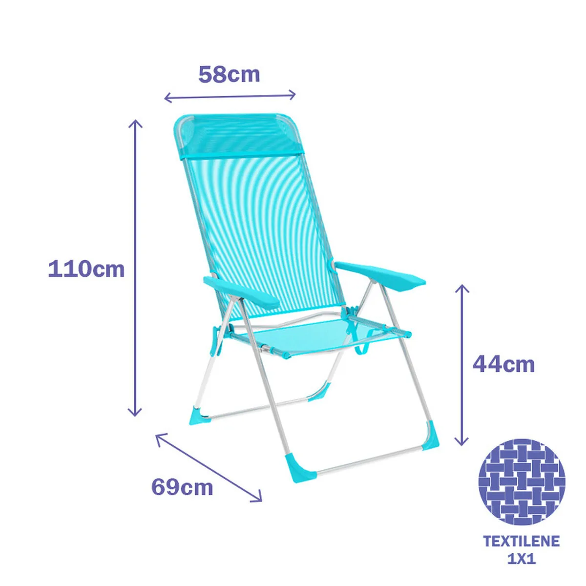 Marbueno chaise pliante 5 positions aluminium avec coussin turquoise plage et piscine 69x58x110 cm 10311 d140005949. Nous avons bâti Diaytar sur une idée simple : vous méritez le meilleur des produits, sans avoir à chercher pendant des heures.
