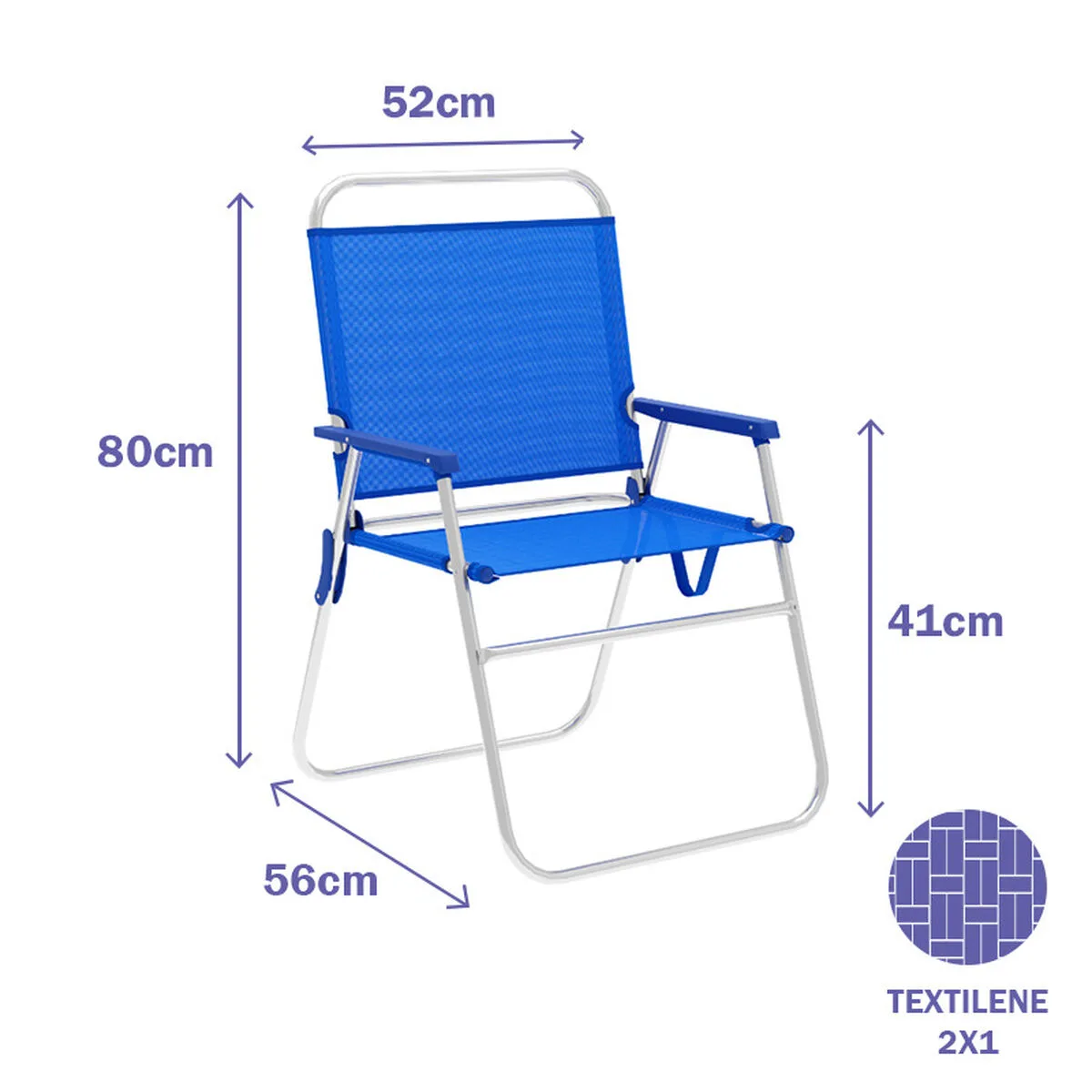 Marbueno chaise pliante aluminium bleu plage et piscine 52x56x80 cm 10245 d140004473. Diaytar : Votre guide shopping pour une sélection exigeante de produits tendance, technologiques et domestiques