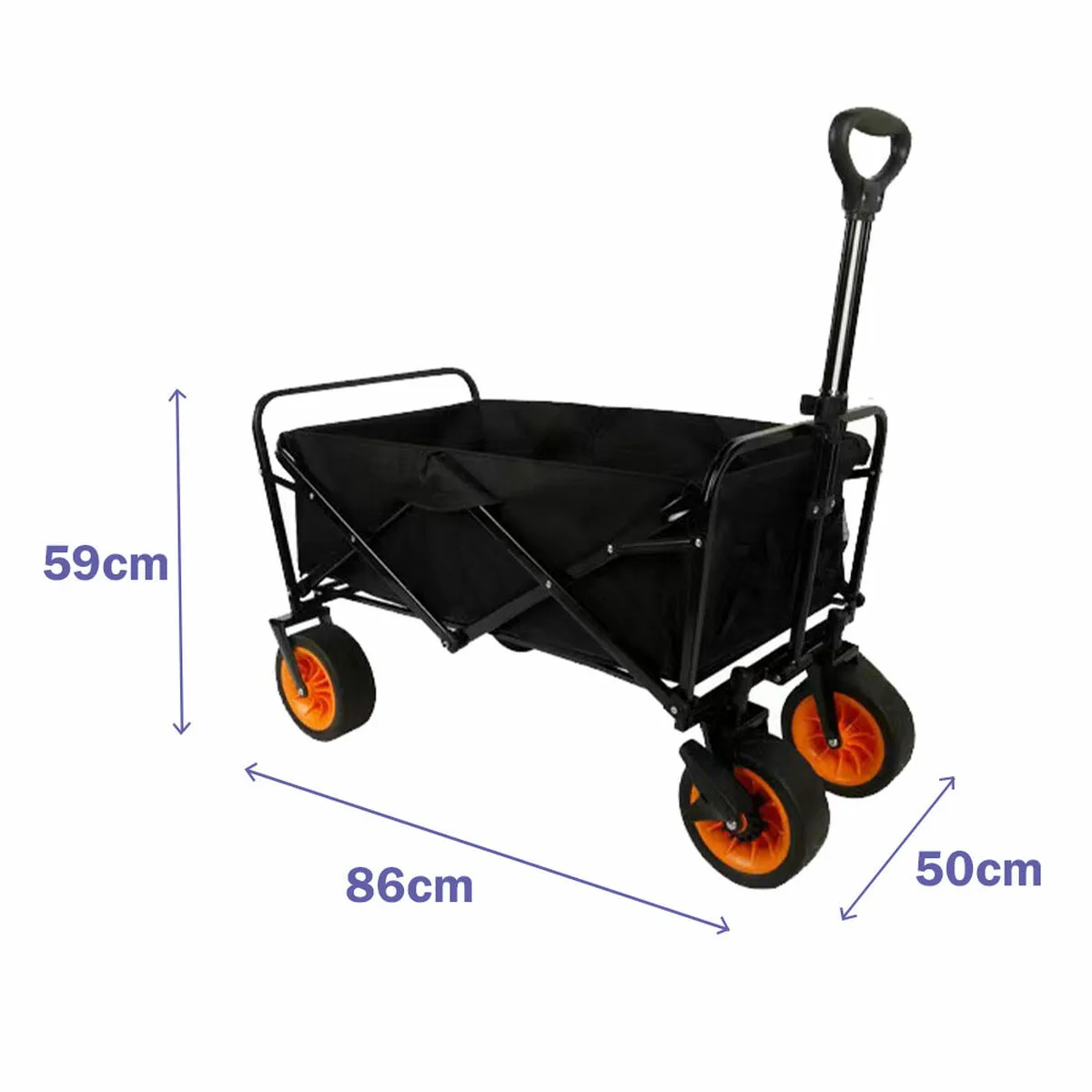 Marbueno chariot multiusages pliable acier 200 kg noir jardin plage camping 86x50x59 cm d140081320. Les dernières tendances mode vous attendent chez Diaytar !