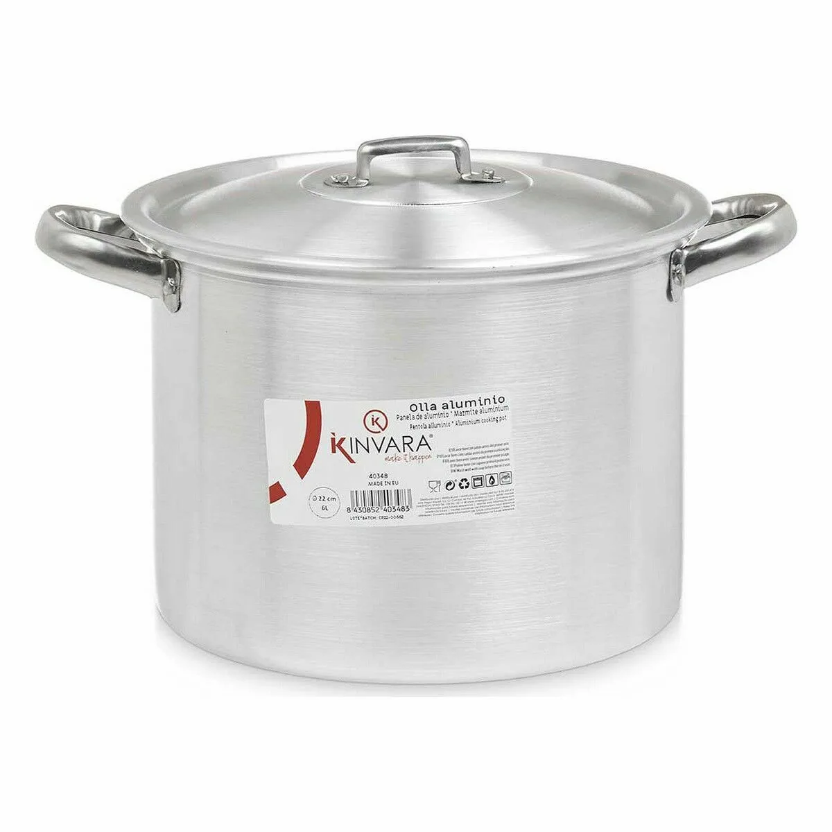 Marmite avec couvercle kinvara 100034 argente aluminium 31 x 20 x 24 cm 6 unites s362366668. Diaytar incarne le renouveau du commerce en ligne : authentique, engagé et résolument tourné vers l'avenir.