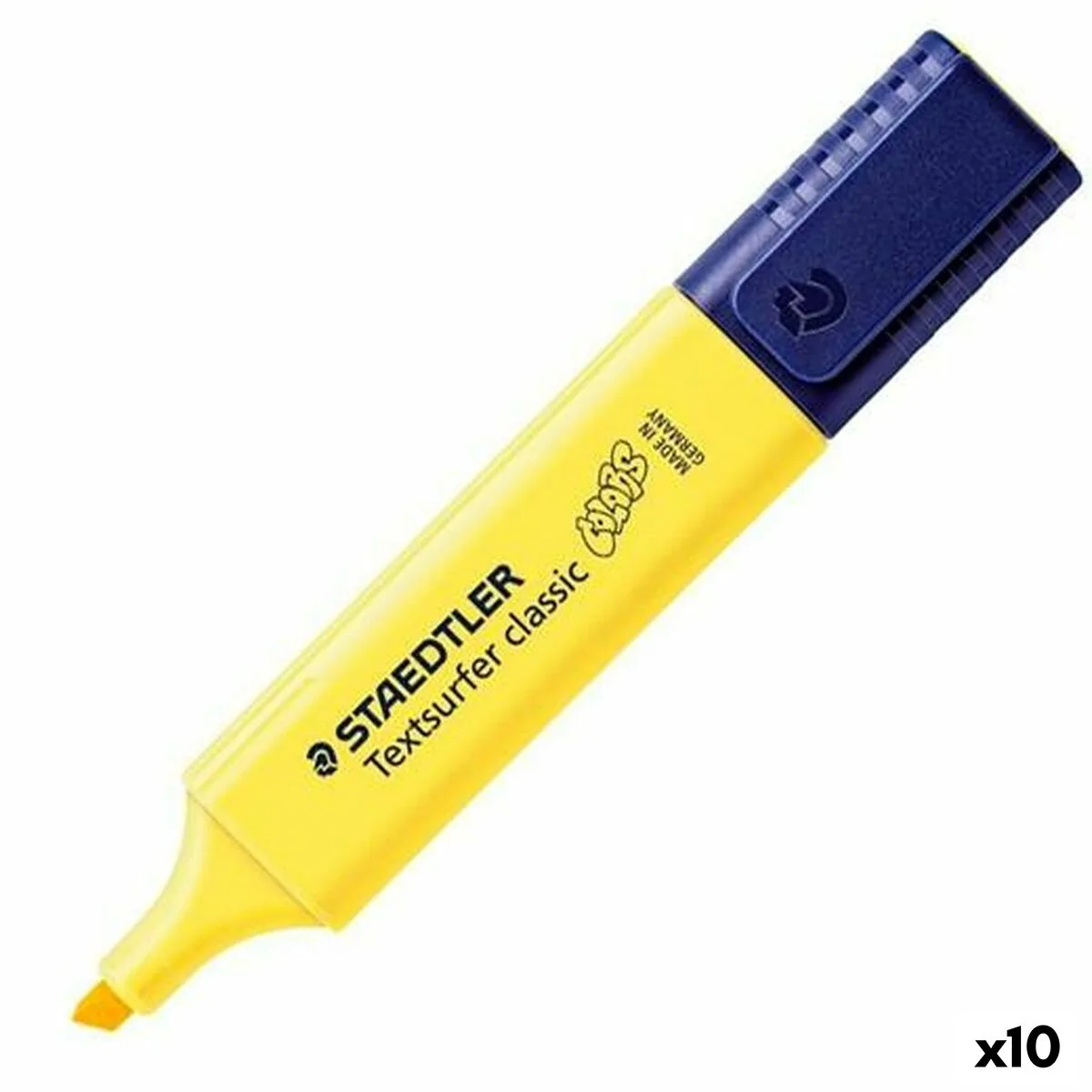 Marqueur fluorescent staedtler textsurfer classic pastel jaune 10 unites s842290110. Chez Diaytar, nous valorisons autant la fonction que la forme dans chaque produit que nous ajoutons à notre collection