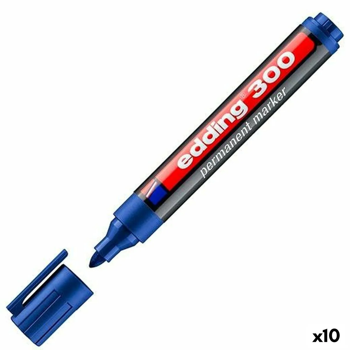 Marqueur permanent edding 300 bleu 10 unites s842127435. Diaytar : Le curateur de votre quotidien. Des produits soigneusement choisis pour leur originalité et leur utilité