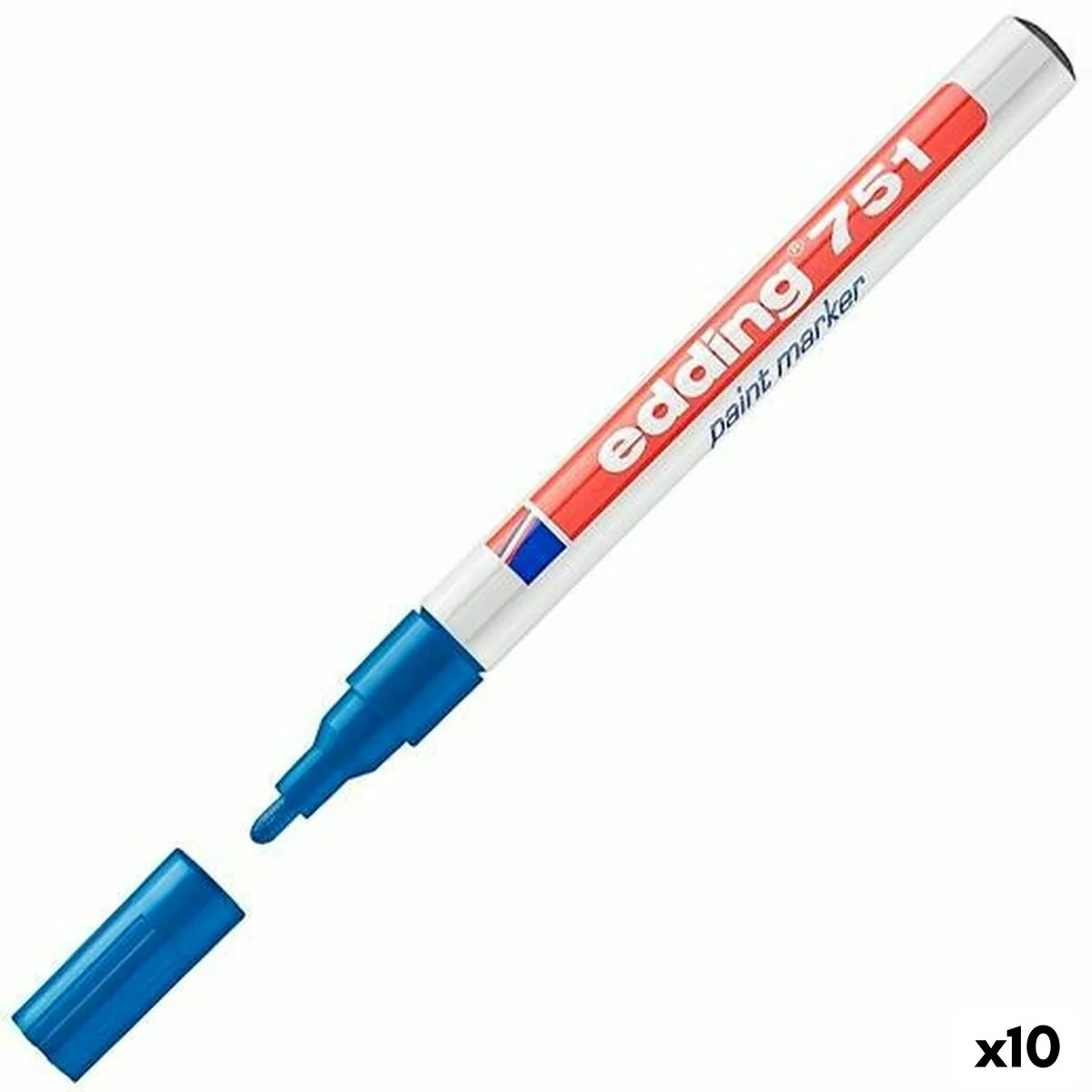 Marqueur permanent edding 751 bleu 10 unites s842134030. Rejoignez la communauté Diaytar et vivez une expérience shopping unique.
