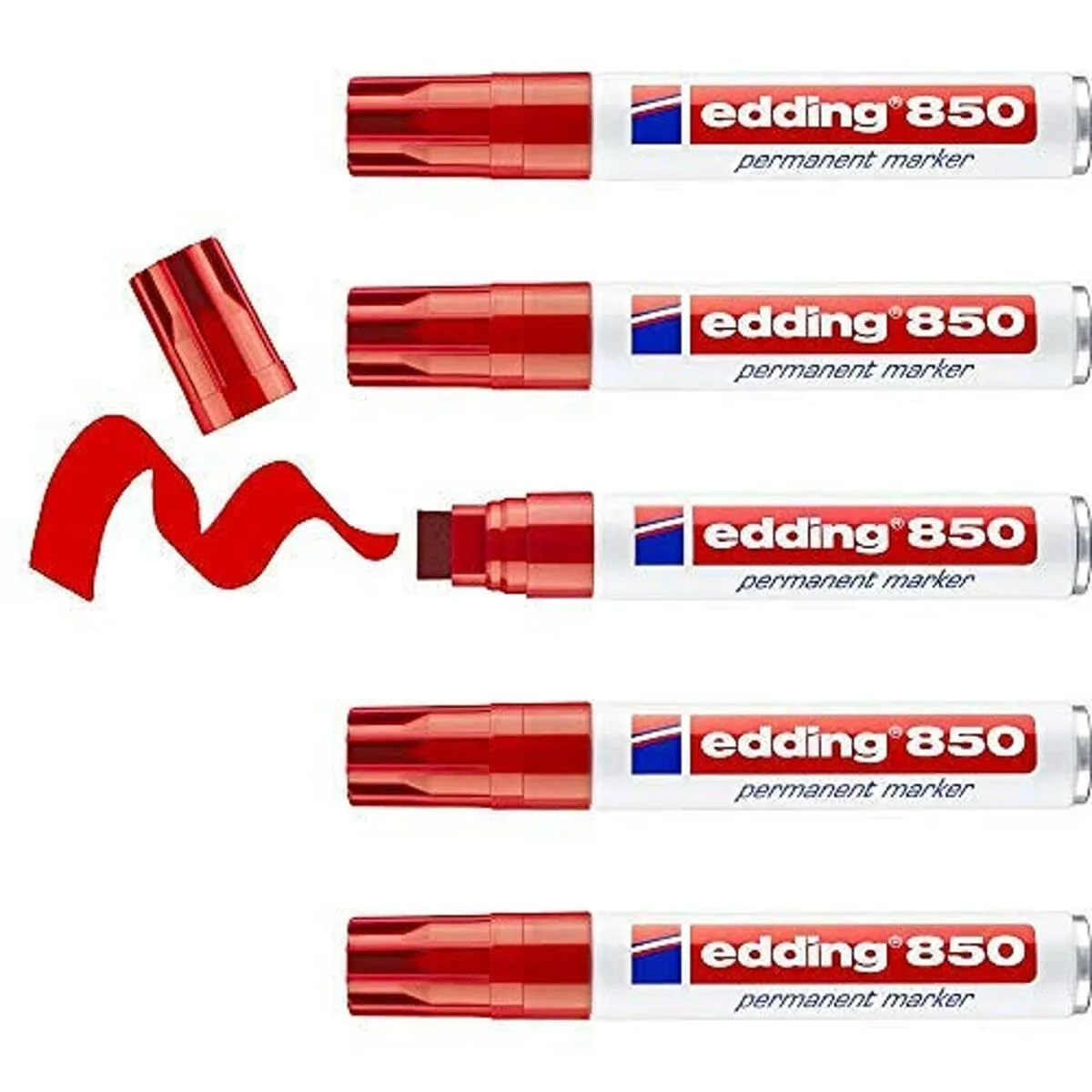 Marqueur permanent edding 850 rouge 5 unites s842136631. Diaytar : Le curateur de votre quotidien. Des produits soigneusement choisis pour leur originalité et leur utilité