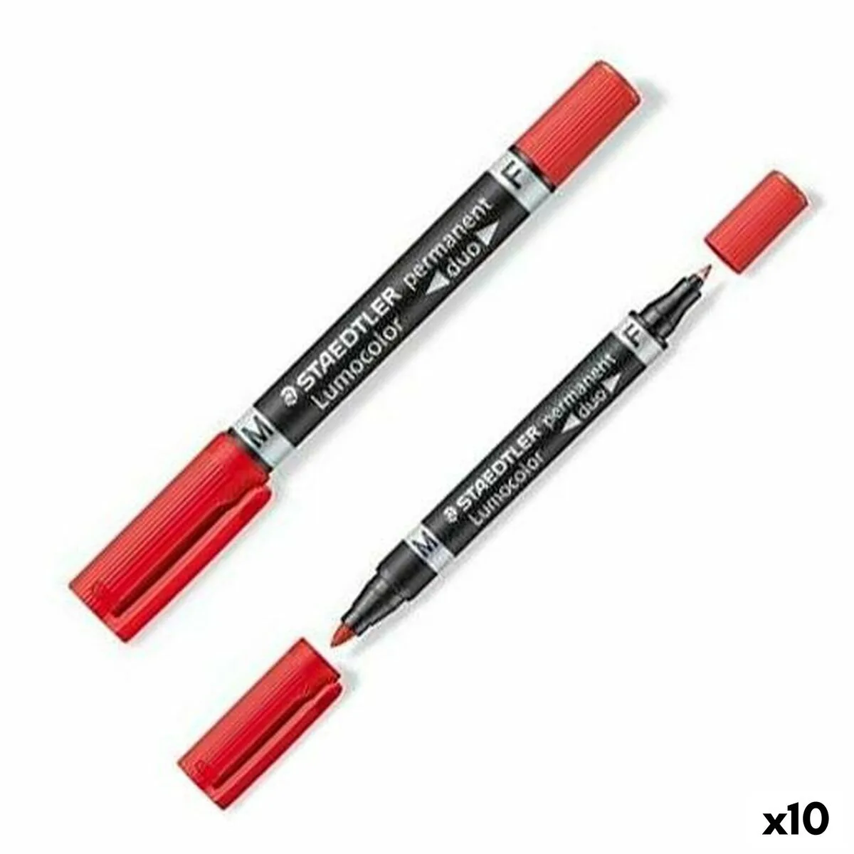 Marqueur permanent staedtler lumocolor 348 double rouge 10 unites s842289039. Chez Diaytar, nous valorisons autant la fonction que la forme dans chaque produit que nous ajoutons à notre collection
