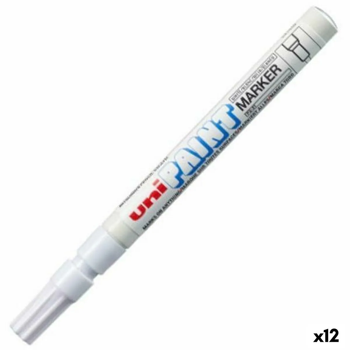 Marqueur permanent uni ball px 20 blanc 12 unites s842523745. Chez Diaytar, nous fusionnons l'utile à l'agréable avec une gamme complète de produits soigneusement choisis pour leur design et leur fonctionnalité