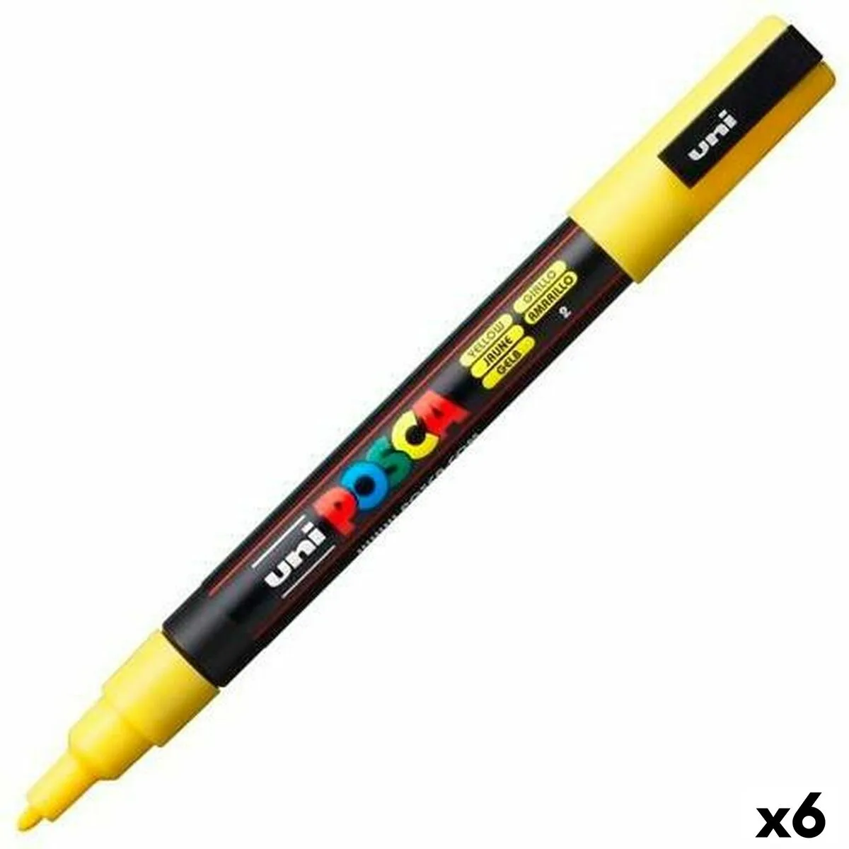 Marqueur posca pc 3m jaune 6 unites s842258091. Diaytar : Parce que vos goûts sont éclectiques, notre offre de produits l'est tout autant. Explorez sans modération.