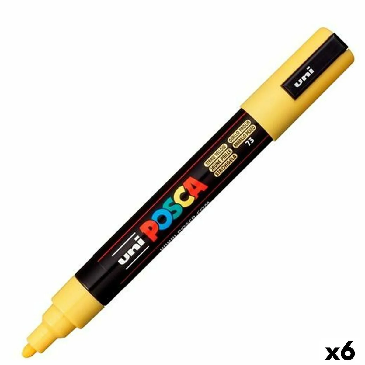 Marqueur posca pc 5m jaune 6 unites s842263041. Diaytar ne stocke pas des produits, il collectionne des pièces uniques pour enrichir votre quotidien.