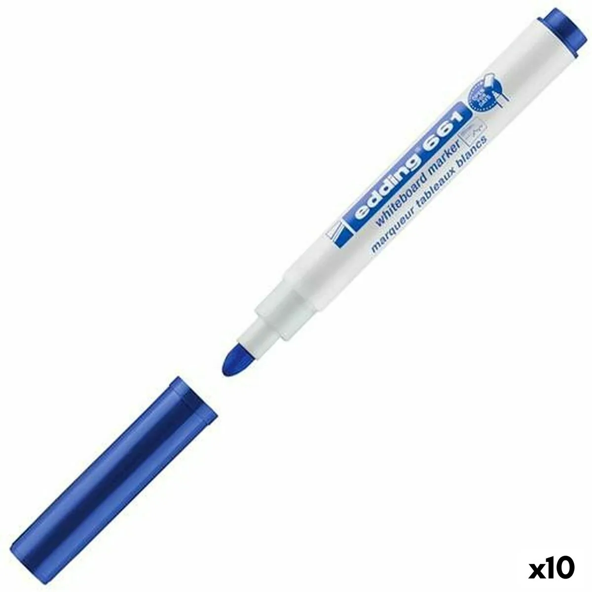 Marqueur pour tableau blanc edding 661 bleu 10 unites s842132740. Votre garde-robe mérite le style Diaytar - Découvrez nos nouveautés !